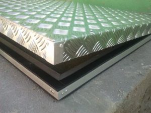 Tampa de alumínio para caixas d'água Prolider